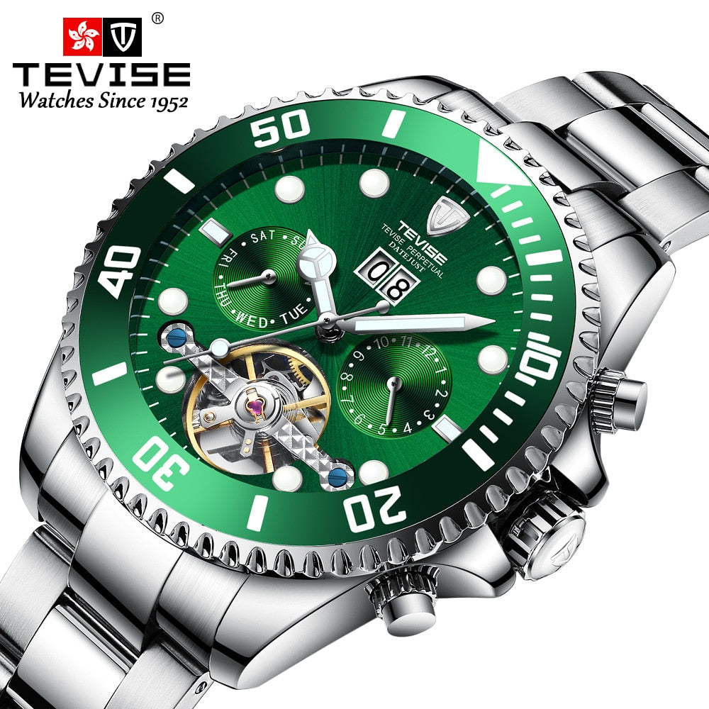 TEVISE Automatic Mechanical Watches Tourbillon Sports Luxury Brand Men's Watches Self Winding Male Wristwatch Relogio Masculino TEVISE Automatic Mechanical Watches Tourbillon Sports Luxury Brand Men's Watches Self Winding Male Wristwatch Relogio Masculino