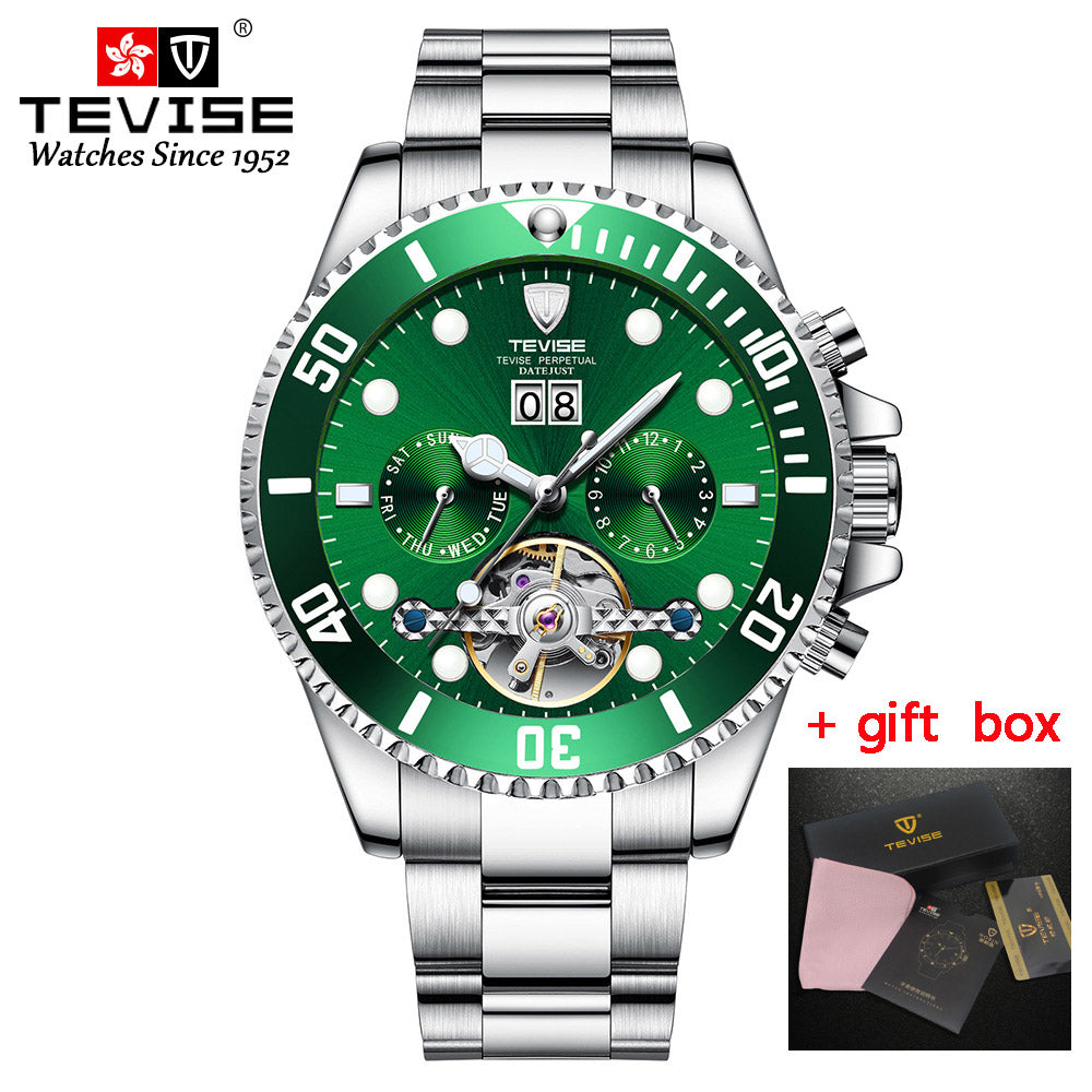 TEVISE Automatic Mechanical Watches Tourbillon Sports Luxury Brand Men's Watches Self Winding Male Wristwatch Relogio Masculino TEVISE Automatic Mechanical Watches Tourbillon Sports Luxury Brand Men's Watches Self Winding Male Wristwatch Relogio Masculino