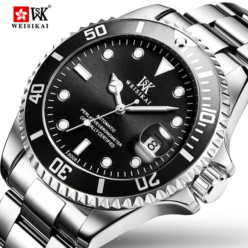 WEISIKAI Diver Watch Automatic Mechanical Watches Sports Top Brand Luxury Men's Diving Watches Male Wristwatch Relogio Masculino WEISIKAI Diver Watch Automatic Mechanical Watches Sports Top Brand Luxury Men's Diving Watches Male Wristwatch Relogio Masculino