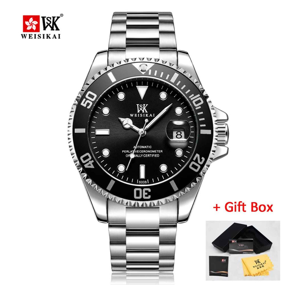 WEISIKAI Diver Watch Automatic Mechanical Watches Sports Top Brand Luxury Men's Diving Watches Male Wristwatch Relogio Masculino WEISIKAI Diver Watch Automatic Mechanical Watches Sports Top Brand Luxury Men's Diving Watches Male Wristwatch Relogio Masculino