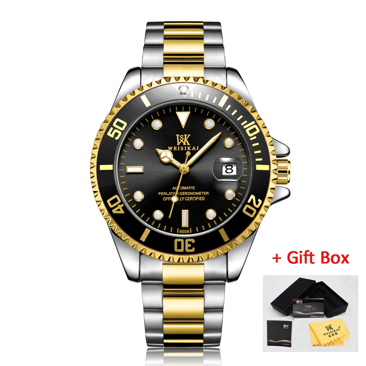 WEISIKAI Diver Watch Automatic Mechanical Watches Sports Top Brand Luxury Men's Diving Watches Male Wristwatch Relogio Masculino WEISIKAI Diver Watch Automatic Mechanical Watches Sports Top Brand Luxury Men's Diving Watches Male Wristwatch Relogio Masculino