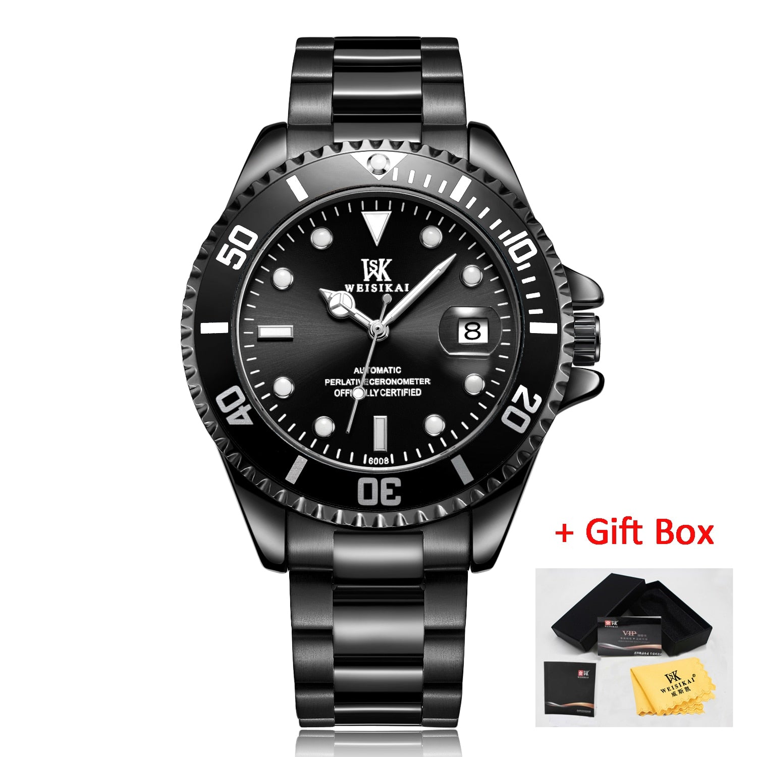 WEISIKAI Diver Watch Automatic Mechanical Watches Sports Top Brand Luxury Men's Diving Watches Male Wristwatch Relogio Masculino WEISIKAI Diver Watch Automatic Mechanical Watches Sports Top Brand Luxury Men's Diving Watches Male Wristwatch Relogio Masculino
