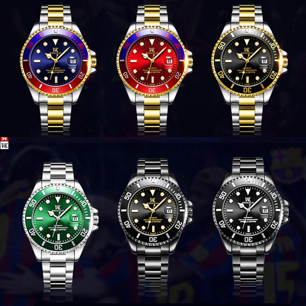 WEISIKAI Diver Watch Automatic Mechanical Watches Sports Top Brand Luxury Men's Diving Watches Male Wristwatch Relogio Masculino WEISIKAI Diver Watch Automatic Mechanical Watches Sports Top Brand Luxury Men's Diving Watches Male Wristwatch Relogio Masculino