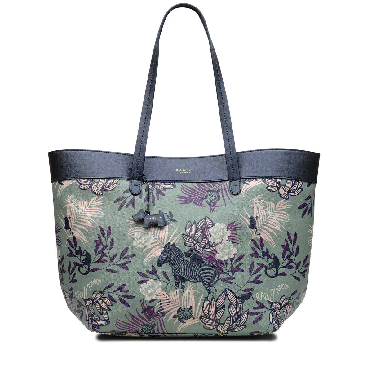 Radley London Longleat Palms Large Open Top Shoulder Bag NEW Green 5025546428991 Radley London Longleat Palms Large Open Top Shoulder Bag NEW Green 5025546428991