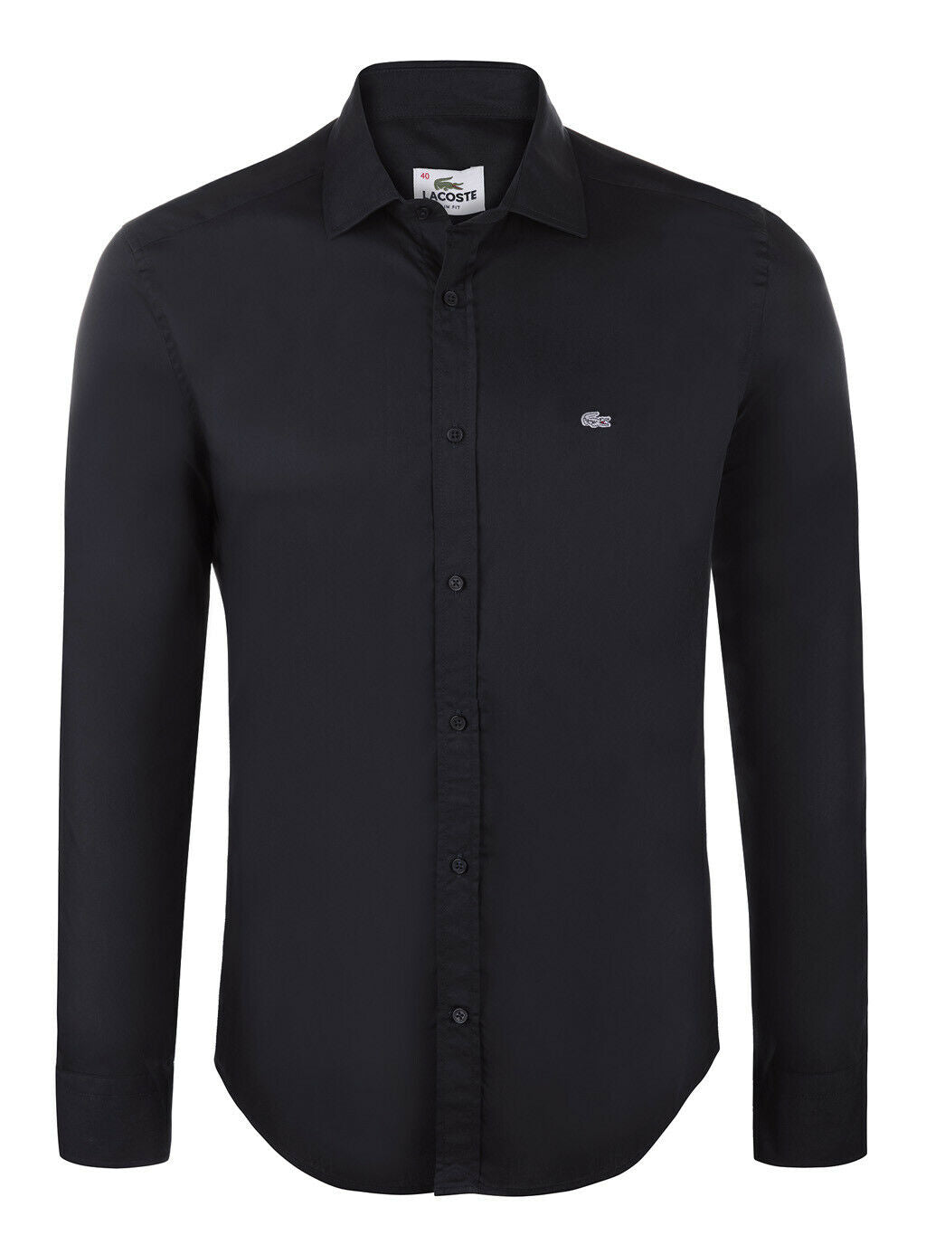 Lacoste Slim Fit Stretch Cotton Long Sleeve Poplin Shirts for Men Lacoste Slim Fit Stretch Cotton Long Sleeve Poplin Shirts for Men