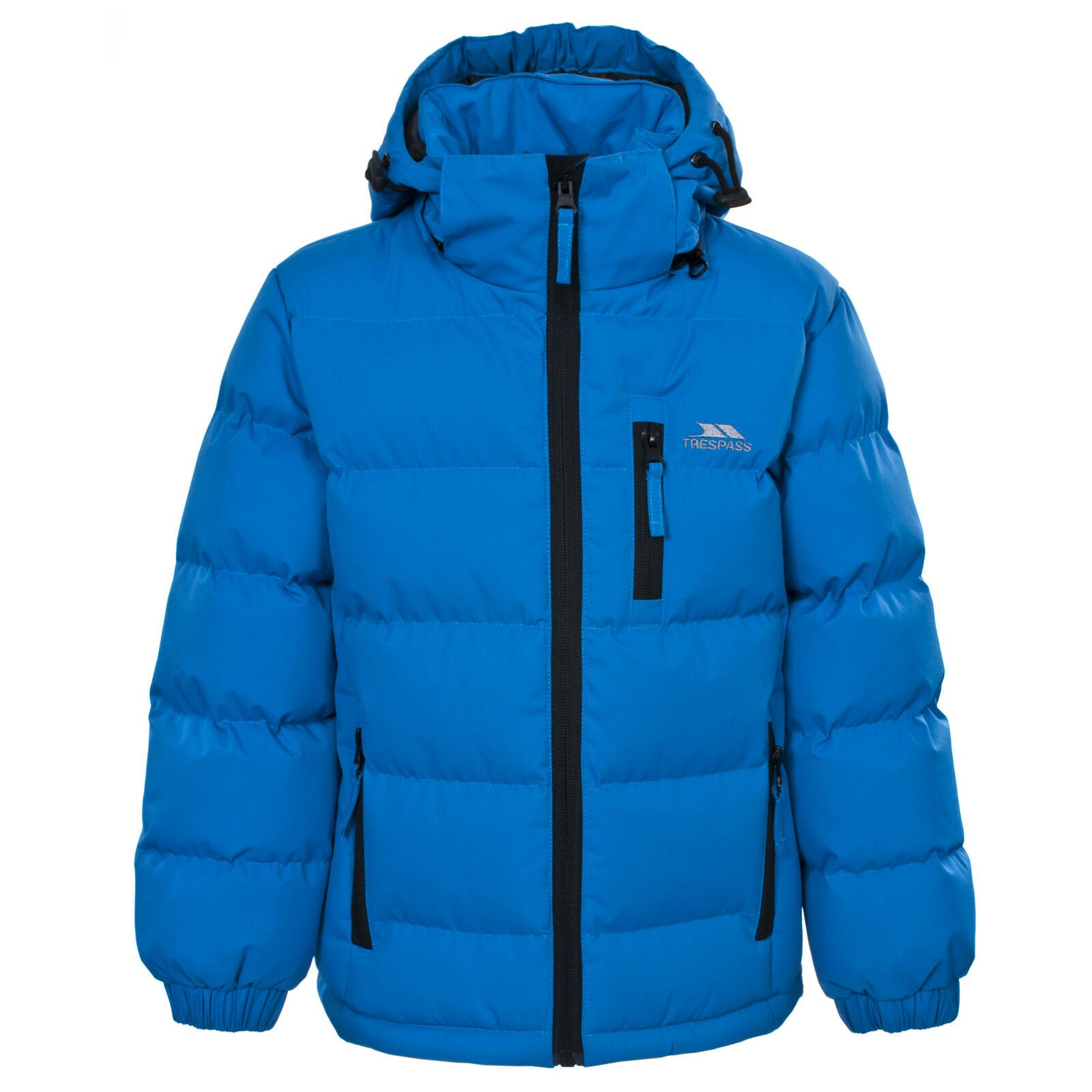 Trespass Tuff Boys Padded Puffa Jacket Winter Coat With Hood For Kids Trespass Tuff Boys Padded Puffa Jacket Winter Coat With Hood For Kids