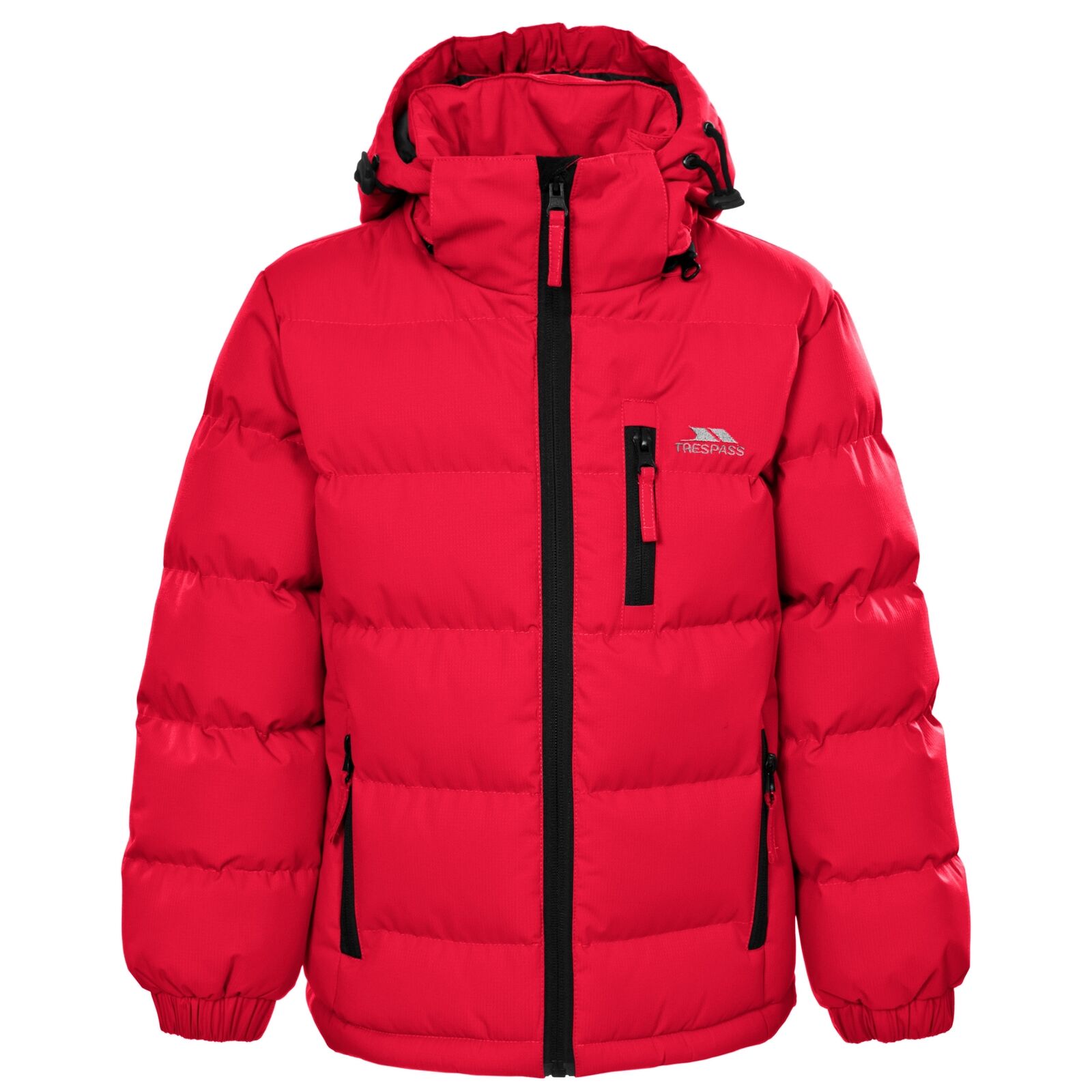 Trespass Tuff Boys Padded Puffa Jacket Winter Coat With Hood For Kids Trespass Tuff Boys Padded Puffa Jacket Winter Coat With Hood For Kids