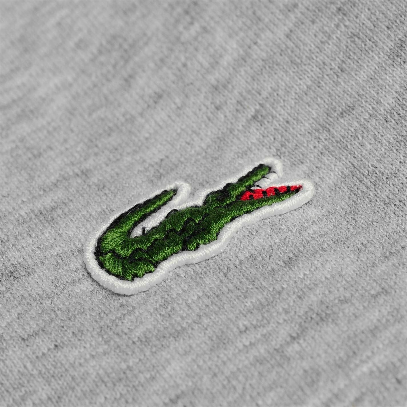 Lacoste Sport Men's Plain Full Zip Jacket Croc Drawstring Hood Grey Black Navy Lacoste Sport Men's Plain Full Zip Jacket Croc Drawstring Hood Grey Black Navy