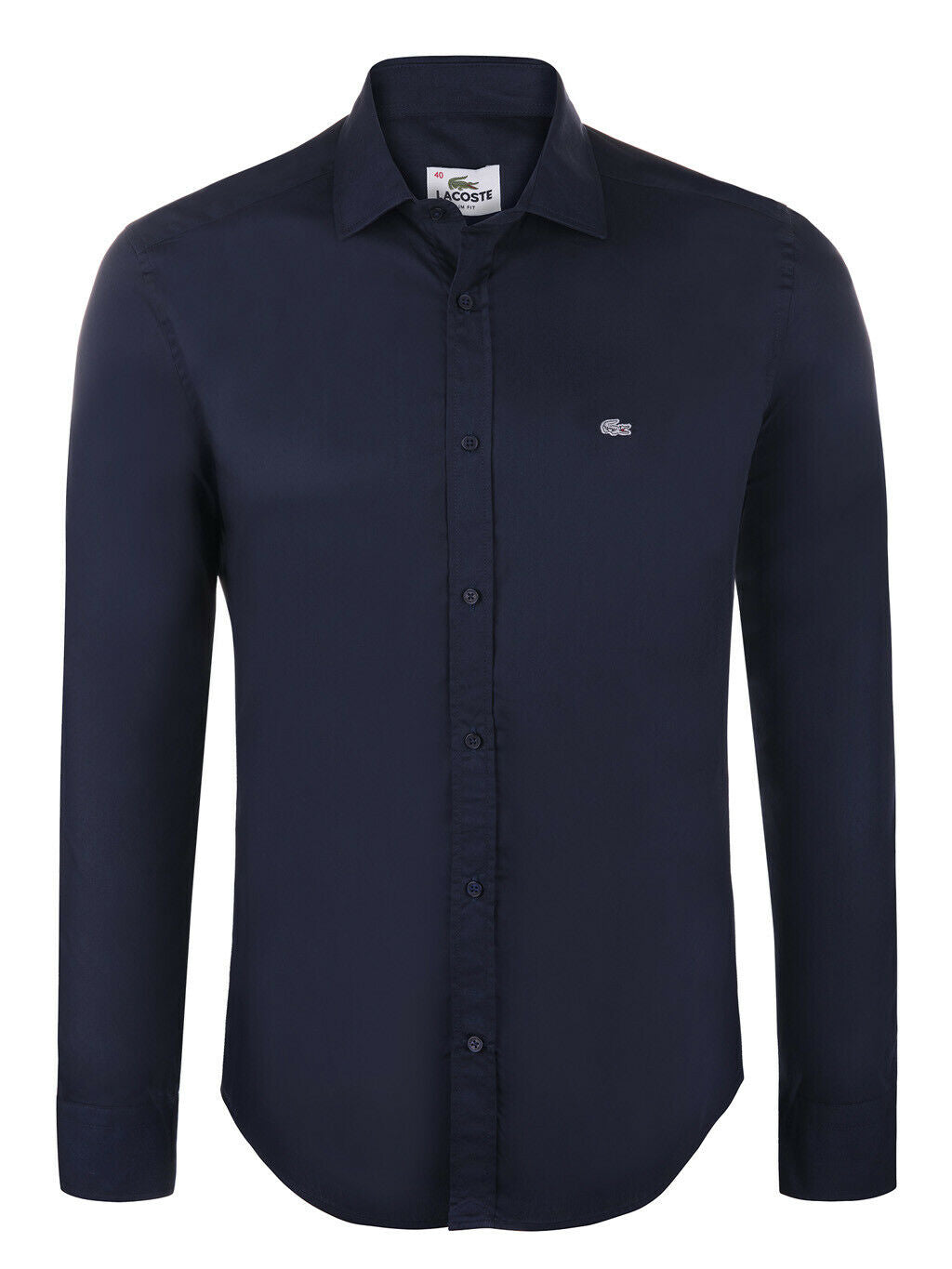 Lacoste Slim Fit Stretch Cotton Long Sleeve Poplin Shirts for Men Lacoste Slim Fit Stretch Cotton Long Sleeve Poplin Shirts for Men