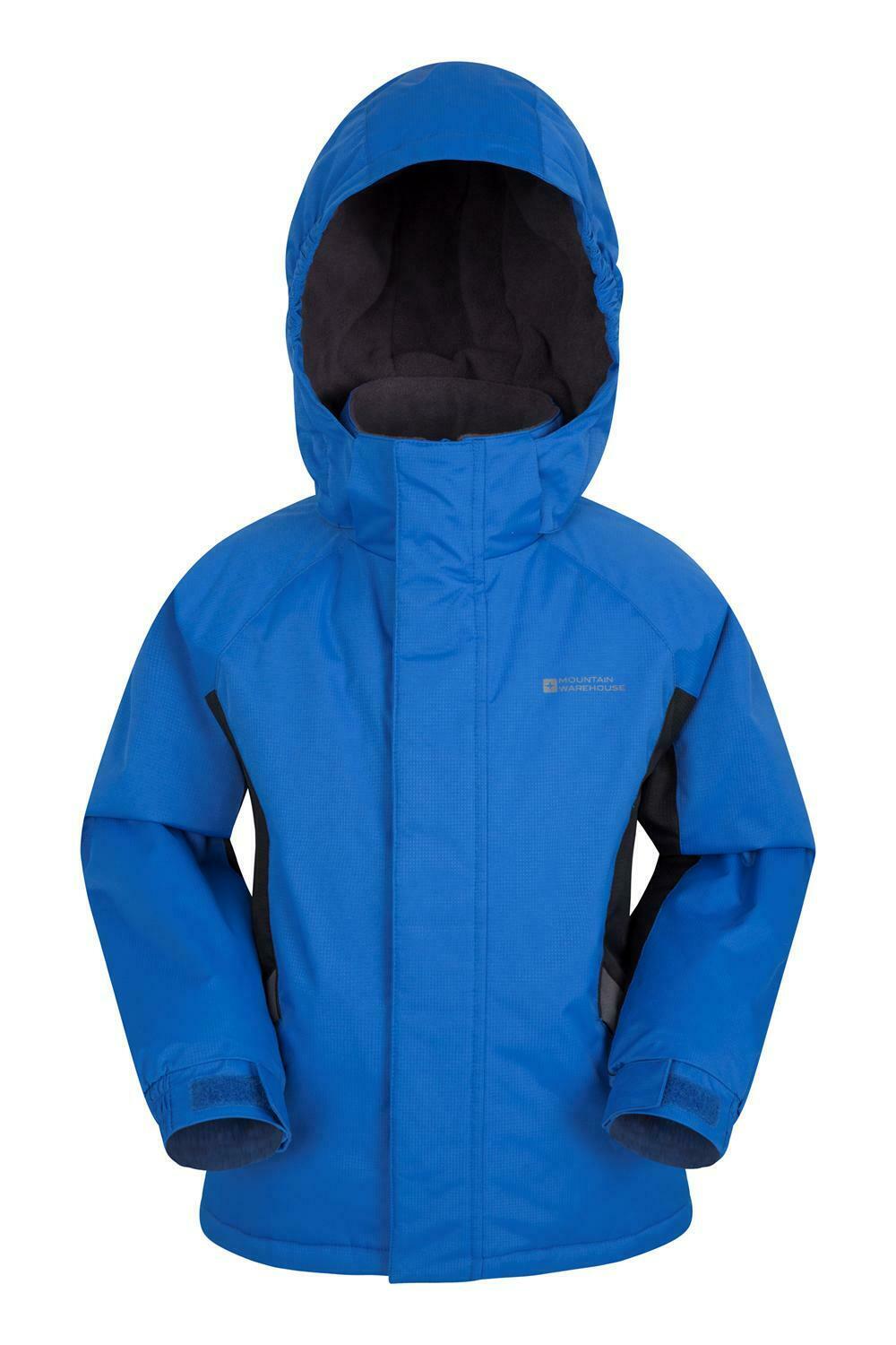Mountain Warehouse Boys Ski Jacket with Snow proof Fabric and Fleece Lining Mountain Warehouse Boys Ski Jacket with Snow proof Fabric and Fleece Lining