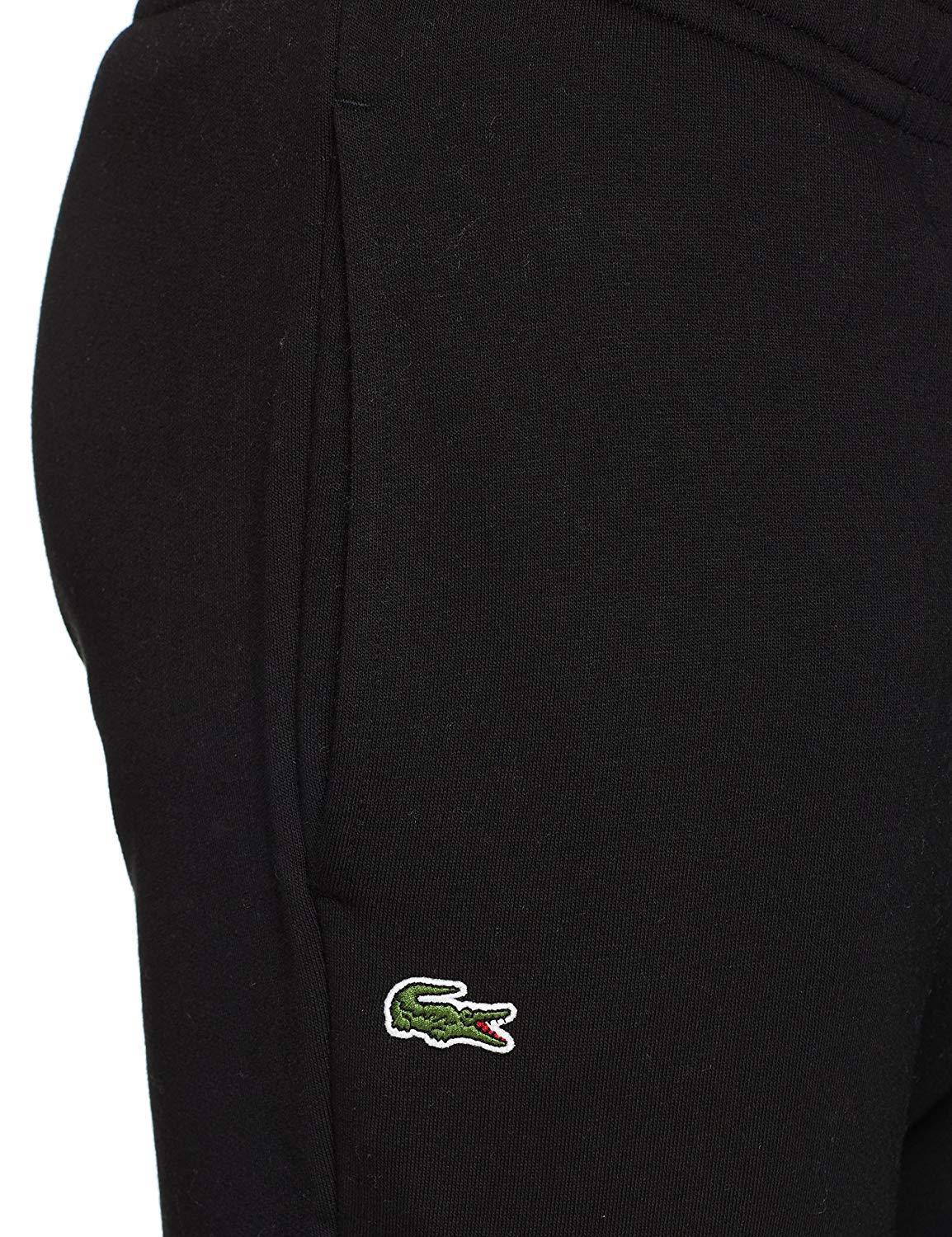 Lacoste Men's Jog Pants Essential Drawstring Cotton Jogging Bottoms Cuffed Lacoste Men's Jog Pants Essential Drawstring Cotton Jogging Bottoms Cuffed