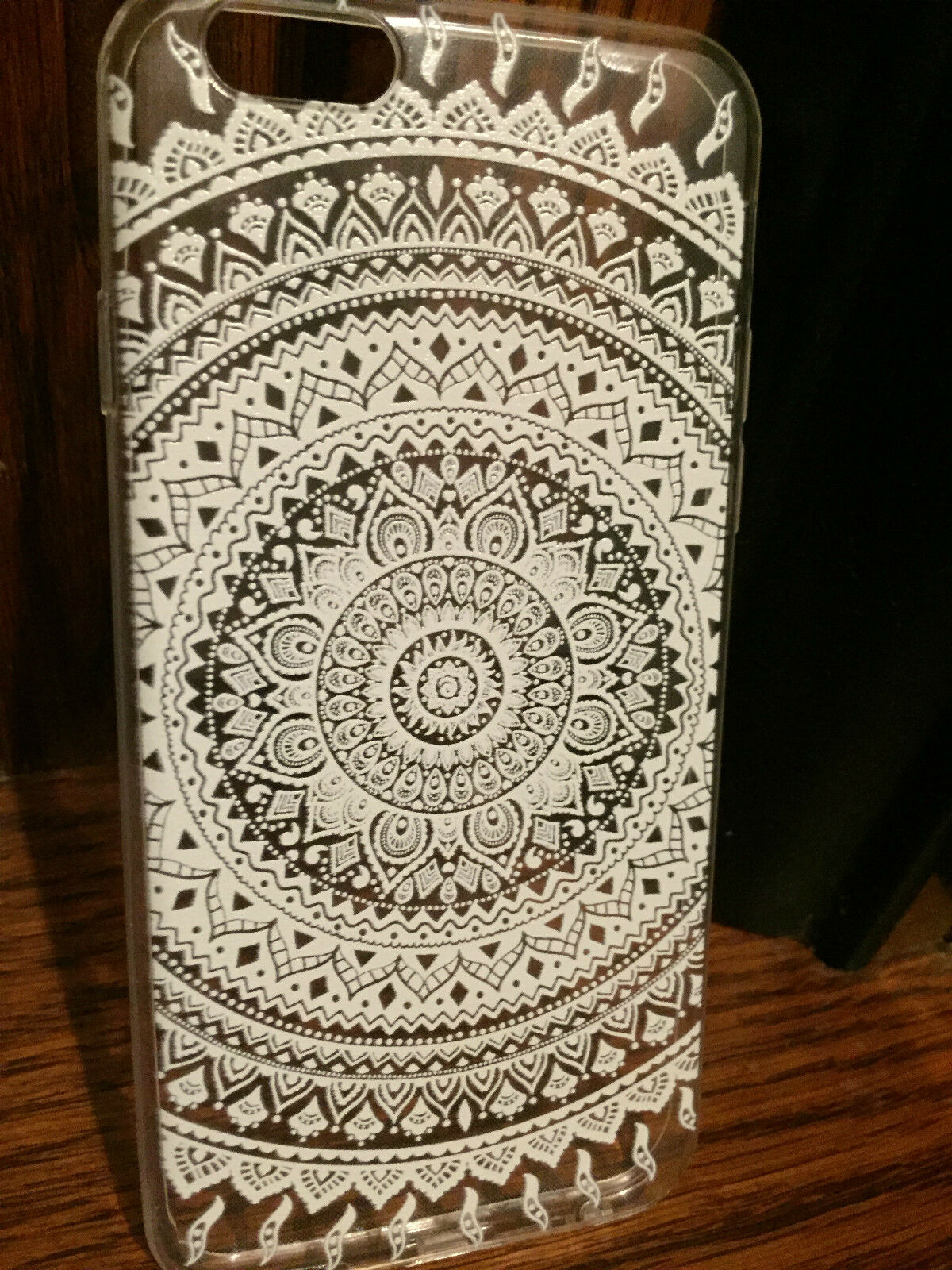 Cover Apple iPhone 6/6S Silicone 'Clear Lace' effect fits iphone 6 /6S Cover Apple iPhone 6/6S Silicone 'Clear Lace' effect fits iphone 6 /6S