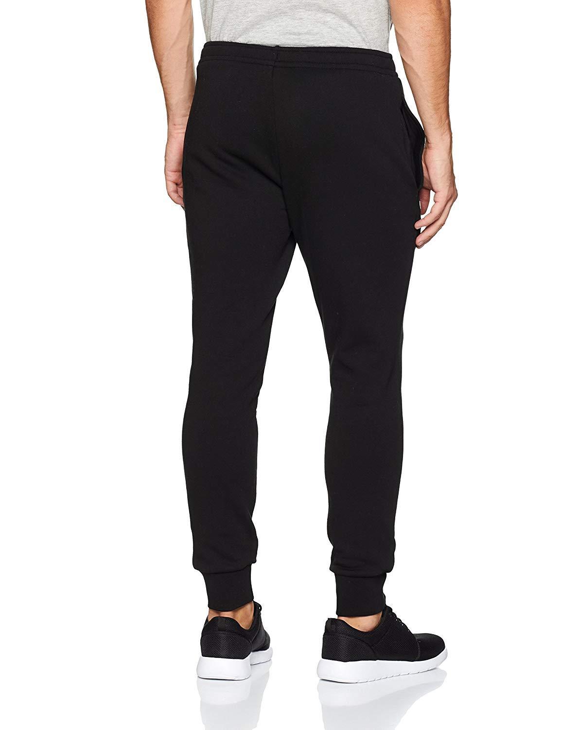 Lacoste Men's Jog Pants Essential Drawstring Cotton Jogging Bottoms Cuffed Lacoste Men's Jog Pants Essential Drawstring Cotton Jogging Bottoms Cuffed