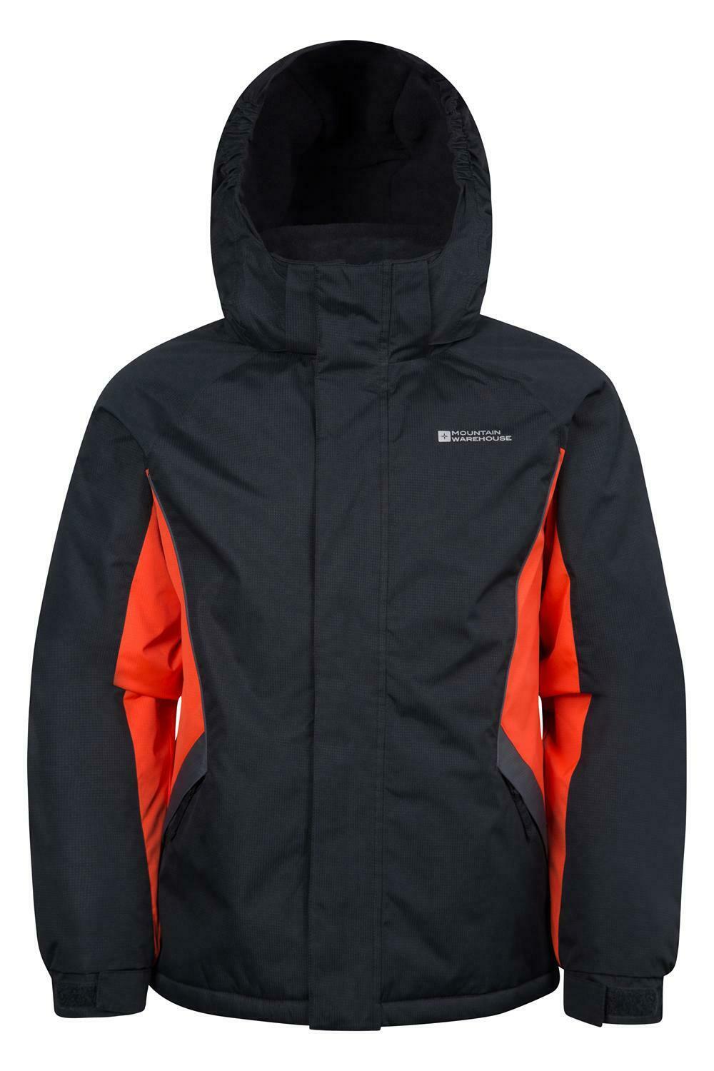 Mountain Warehouse Boys Ski Jacket with Snow proof Fabric and Fleece Lining Mountain Warehouse Boys Ski Jacket with Snow proof Fabric and Fleece Lining