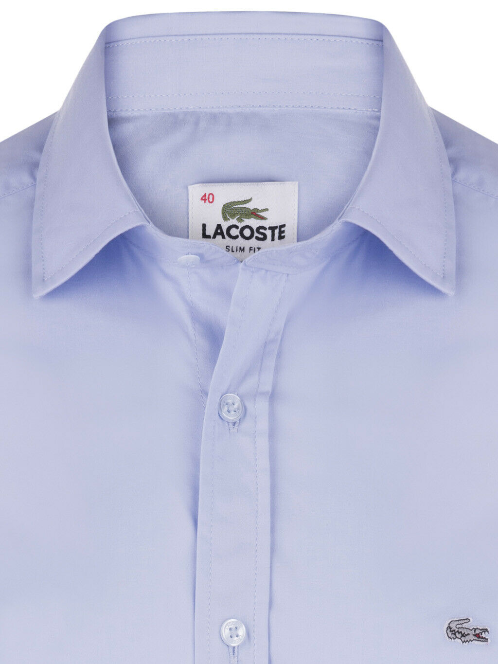 Lacoste Slim Fit Stretch Cotton Long Sleeve Poplin Shirts for Men Lacoste Slim Fit Stretch Cotton Long Sleeve Poplin Shirts for Men