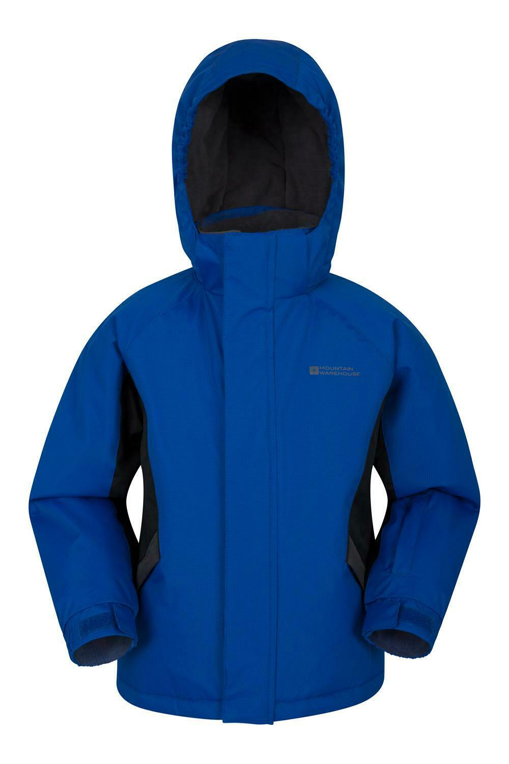 Mountain Warehouse Boys Ski Jacket with Snow proof Fabric and Fleece Lining Mountain Warehouse Boys Ski Jacket with Snow proof Fabric and Fleece Lining
