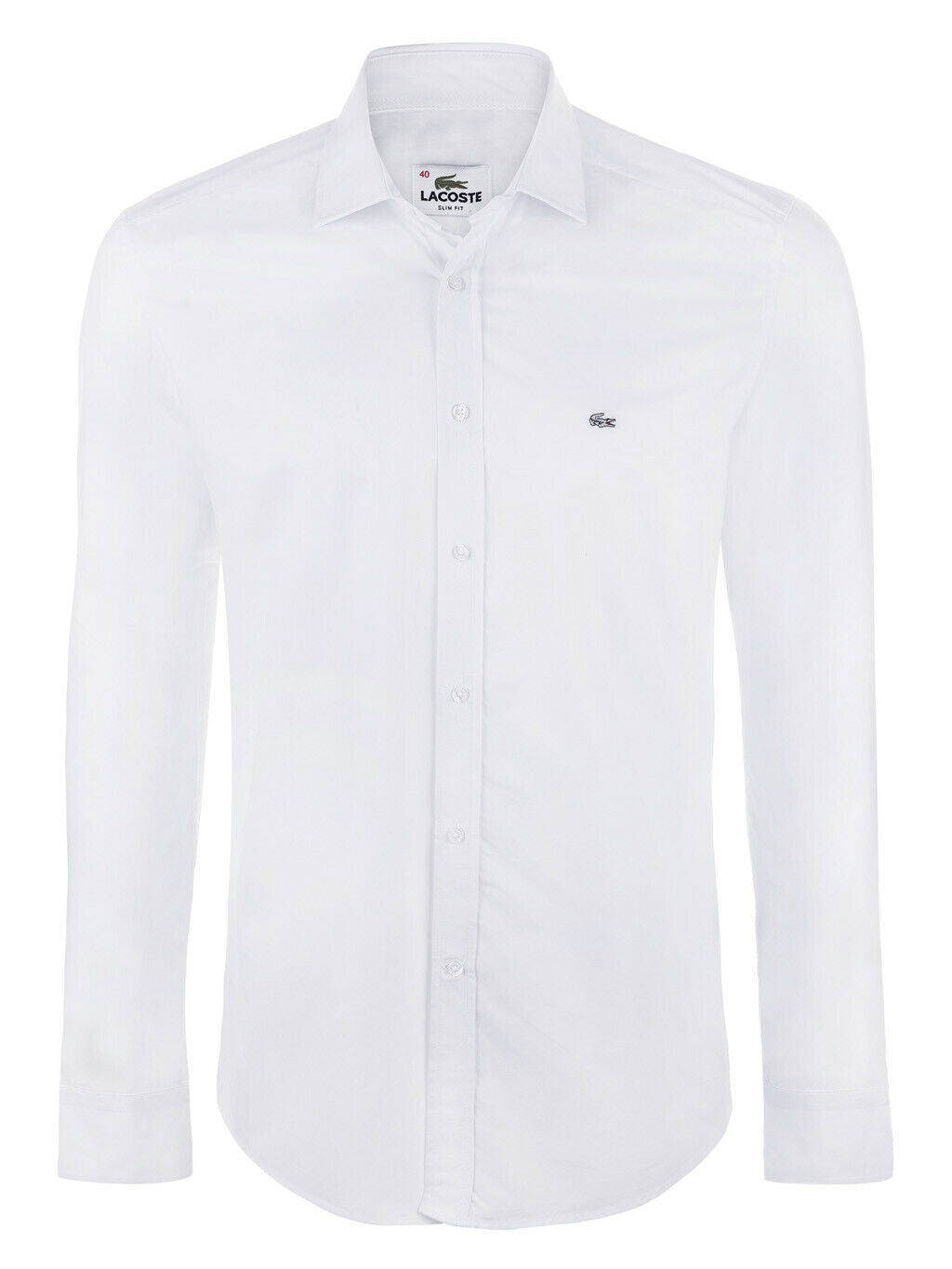 Lacoste Slim Fit Stretch Cotton Long Sleeve Poplin Shirts for Men Lacoste Slim Fit Stretch Cotton Long Sleeve Poplin Shirts for Men
