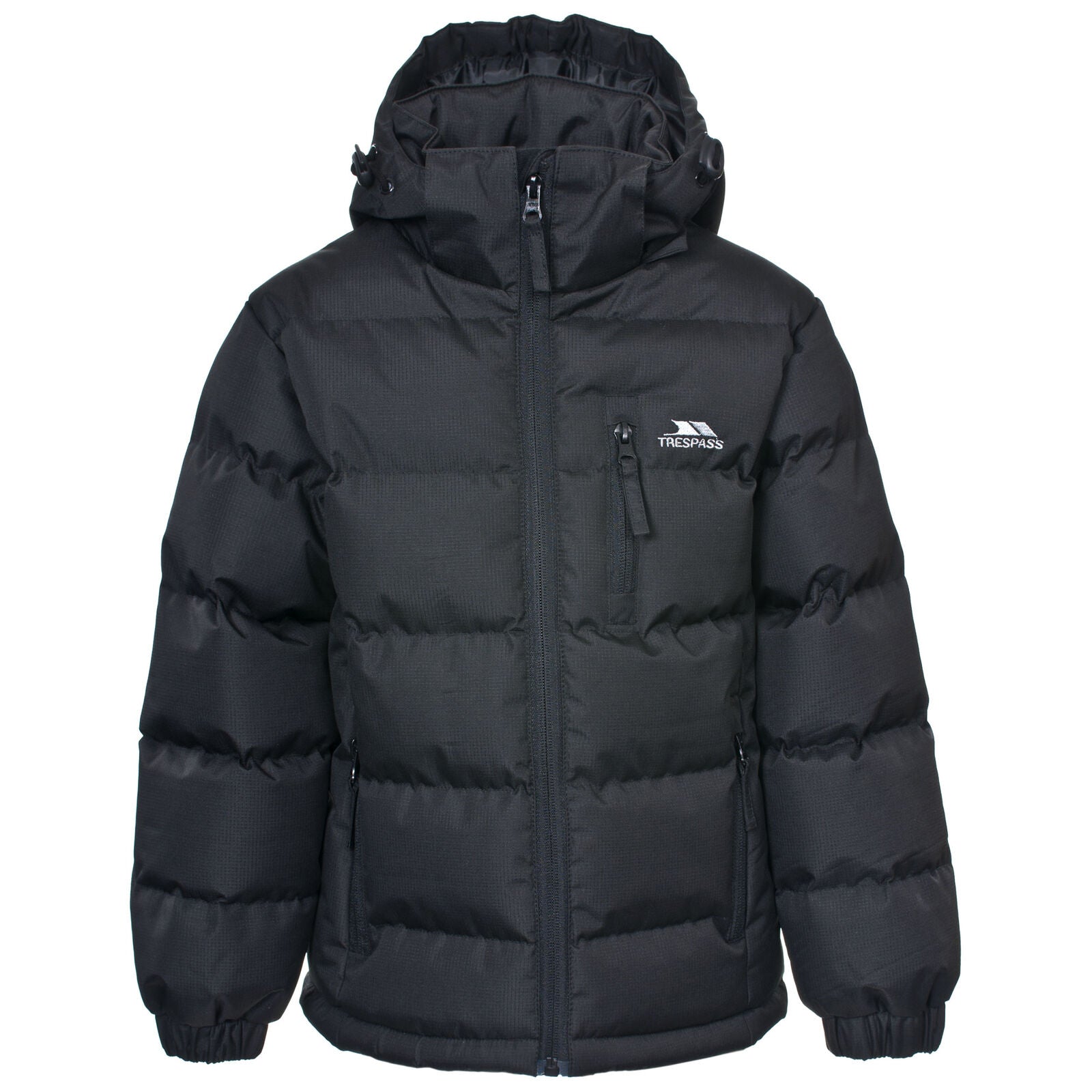 Trespass Tuff Boys Padded Puffa Jacket Winter Coat With Hood For Kids Trespass Tuff Boys Padded Puffa Jacket Winter Coat With Hood For Kids