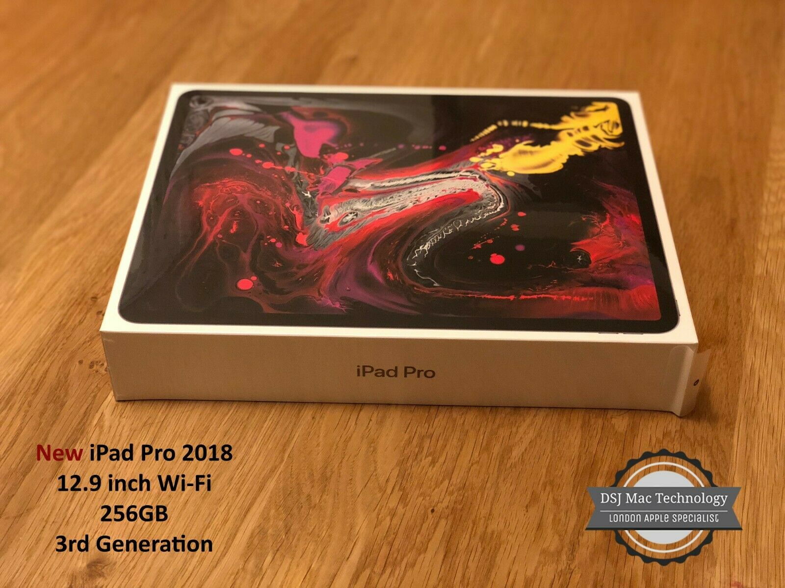 New 2018 Apple iPad Pro 12.9" 256GB Wi-Fi Space Grey Silver (3rd Gen) RRP£1119 190198817563 New 2018 Apple iPad Pro 12.9" 256GB Wi-Fi Space Grey Silver (3rd Gen) RRP£1119 190198817563