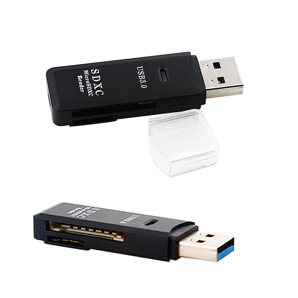 Memory Card Reader 2 in 1 Windows /MAC New USB 3.0 High Speed Micro SDXC SD TF  911991120328 Memory Card Reader 2 in 1 Windows /MAC New USB 3.0 High Speed Micro SDXC SD TF  911991120328