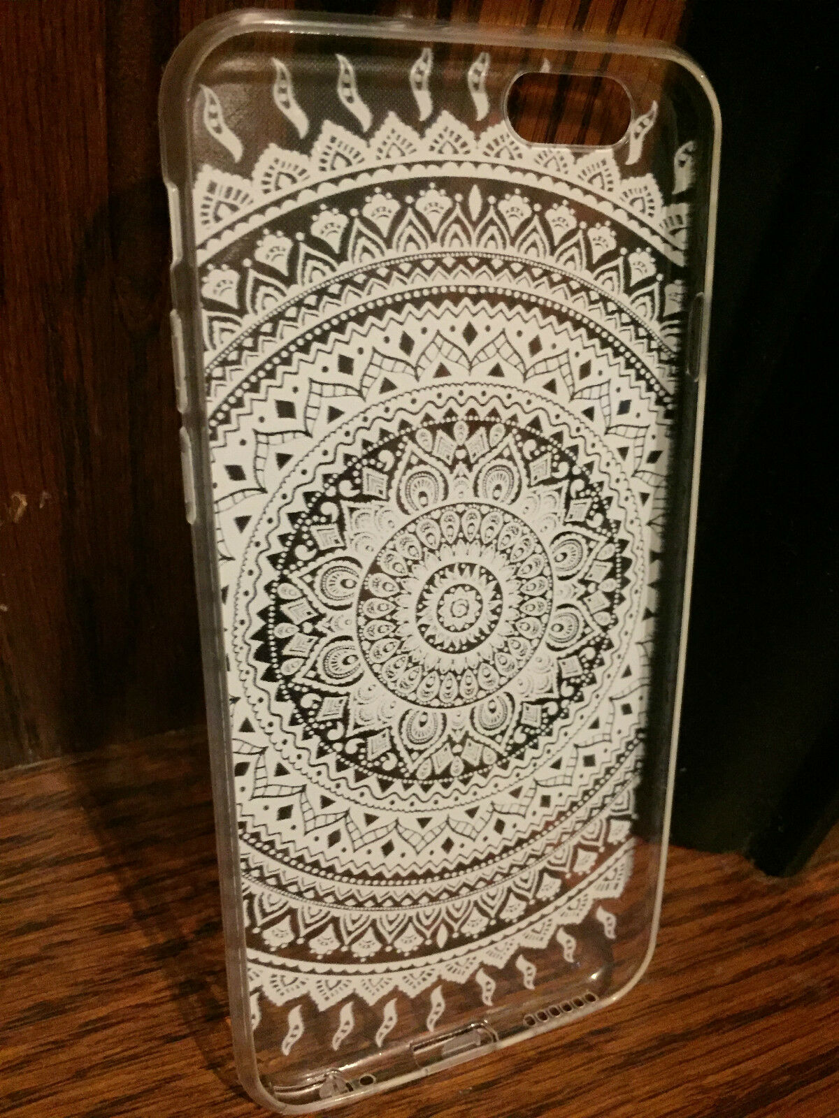Cover Apple iPhone 6/6S Silicone 'Clear Lace' effect fits iphone 6 /6S Cover Apple iPhone 6/6S Silicone 'Clear Lace' effect fits iphone 6 /6S