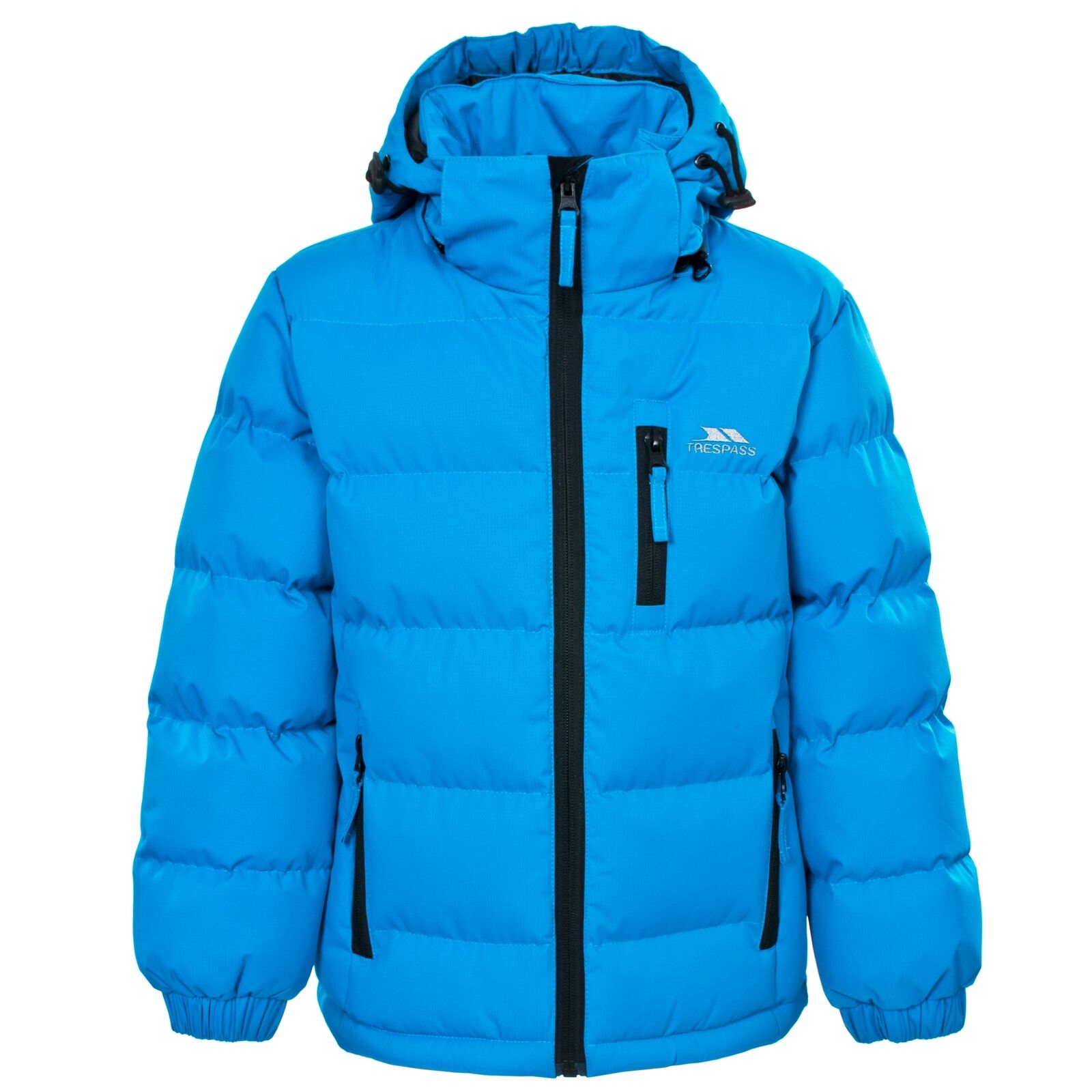 Trespass Tuff Boys Padded Puffa Jacket Winter Coat With Hood For Kids Trespass Tuff Boys Padded Puffa Jacket Winter Coat With Hood For Kids