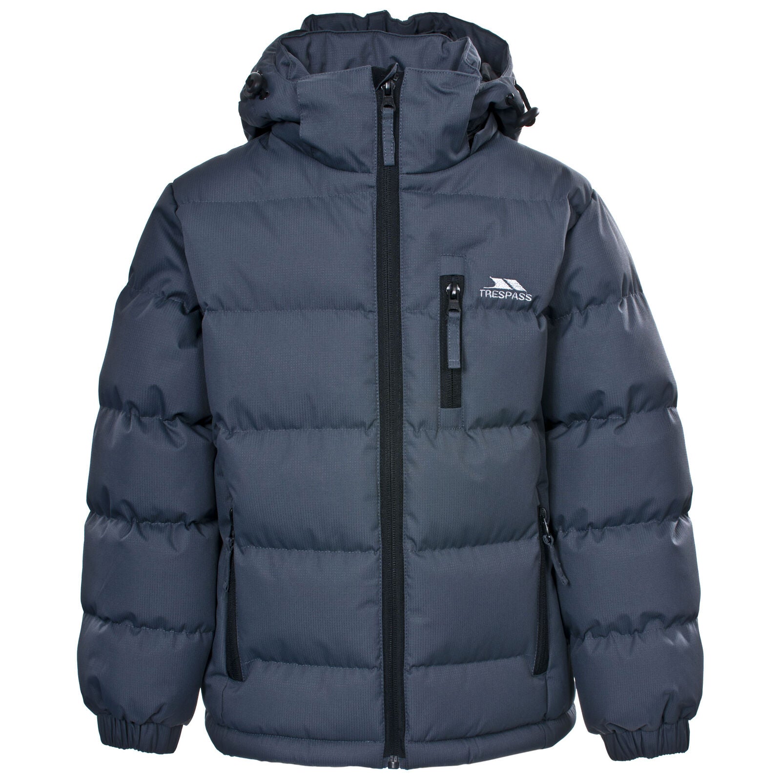 Trespass Tuff Boys Padded Puffa Jacket Winter Coat With Hood For Kids Trespass Tuff Boys Padded Puffa Jacket Winter Coat With Hood For Kids