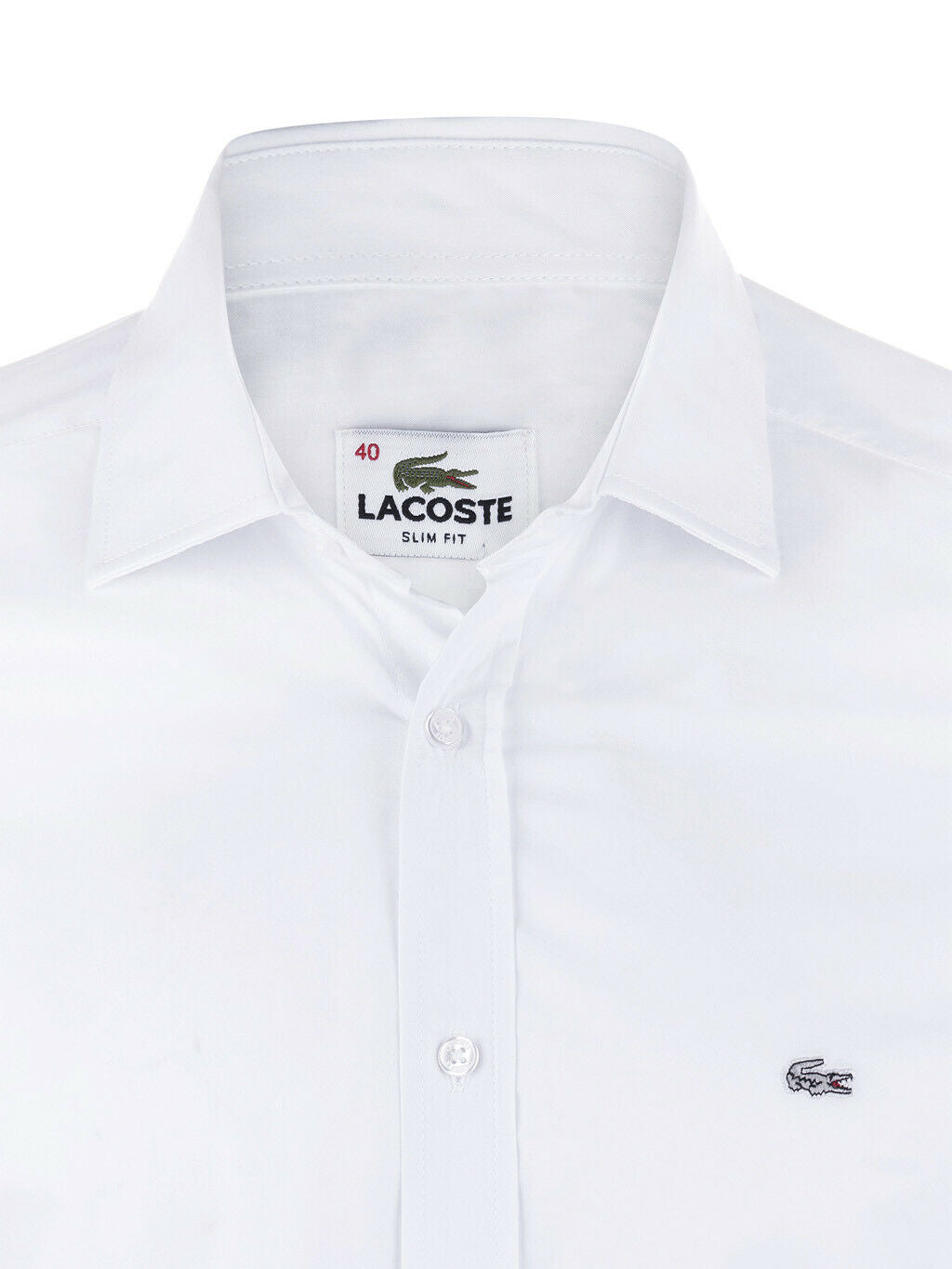 Lacoste Slim Fit Stretch Cotton Long Sleeve Poplin Shirts for Men Lacoste Slim Fit Stretch Cotton Long Sleeve Poplin Shirts for Men