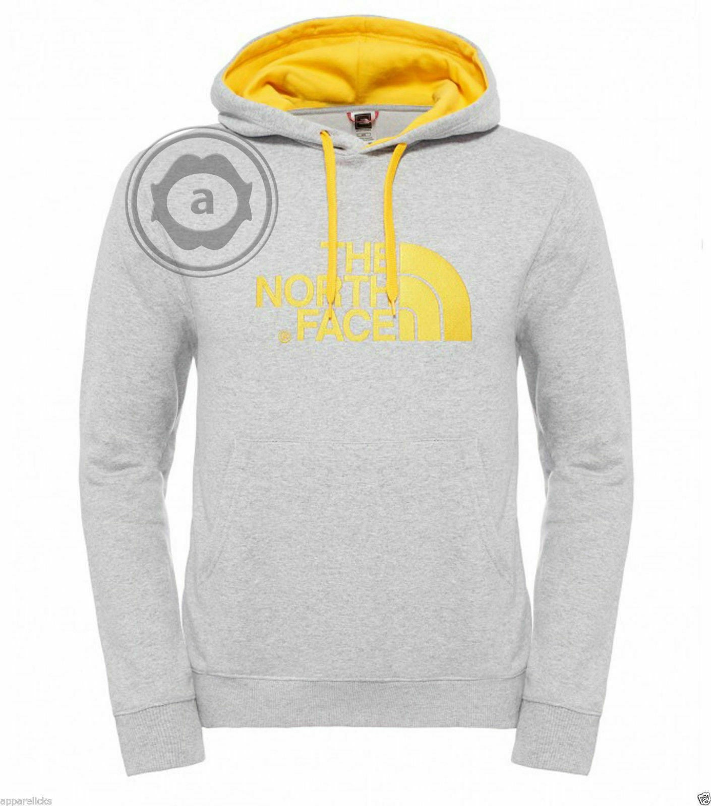The North Face Mens Peak Fleece Lined Hooded Overhead Pullover Jumper Top Hoodie The North Face Mens Peak Fleece Lined Hooded Overhead Pullover Jumper Top Hoodie