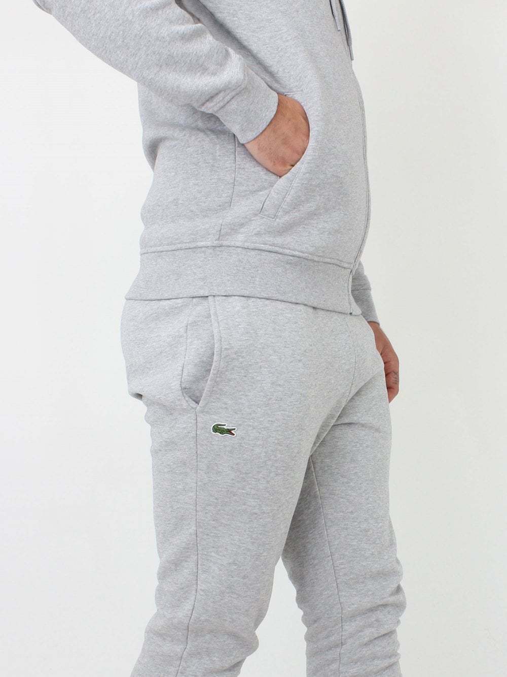 Lacoste Men's Jog Pants Essential Drawstring Cotton Jogging Bottoms Cuffed Lacoste Men's Jog Pants Essential Drawstring Cotton Jogging Bottoms Cuffed