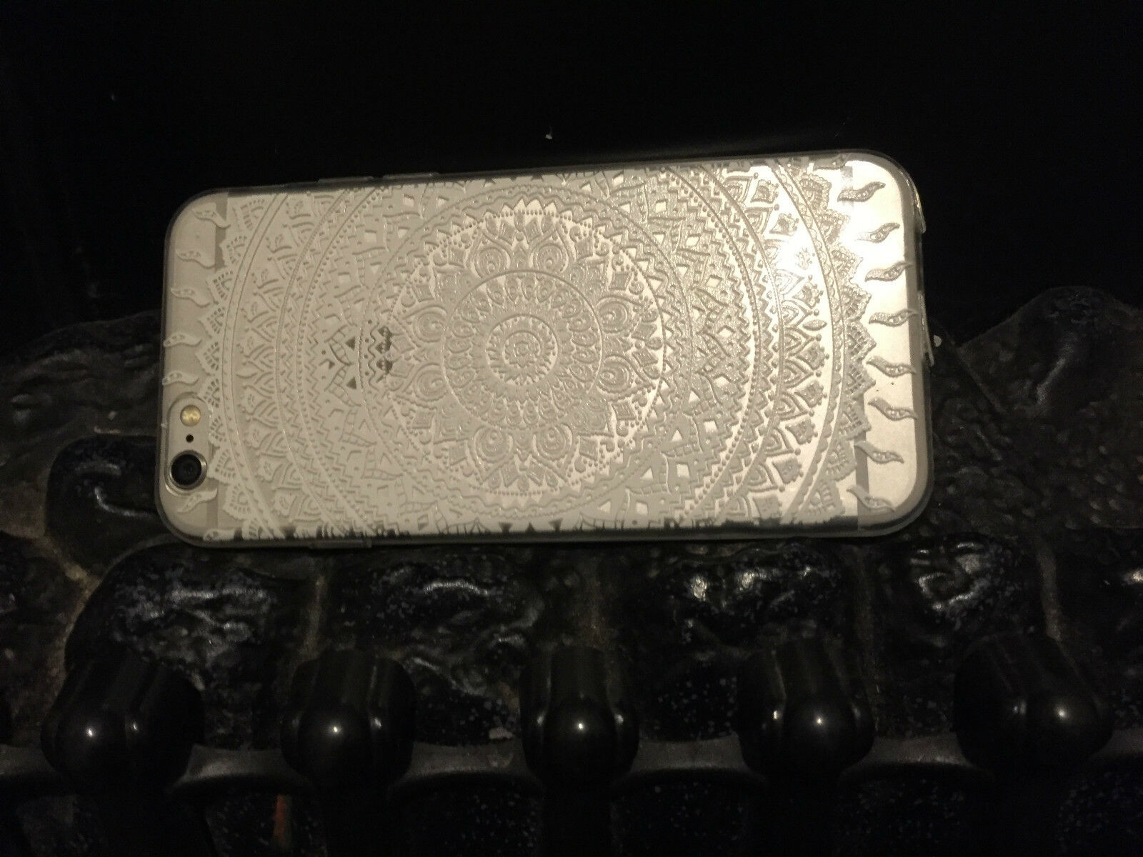 Cover Apple iPhone 6/6S Silicone 'Clear Lace' effect fits iphone 6 /6S Cover Apple iPhone 6/6S Silicone 'Clear Lace' effect fits iphone 6 /6S