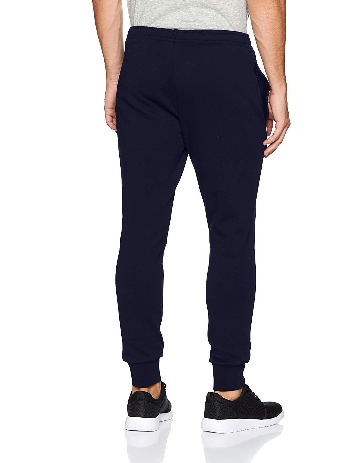 Lacoste Men's Jog Pants Essential Drawstring Cotton Jogging Bottoms Cuffed Lacoste Men's Jog Pants Essential Drawstring Cotton Jogging Bottoms Cuffed