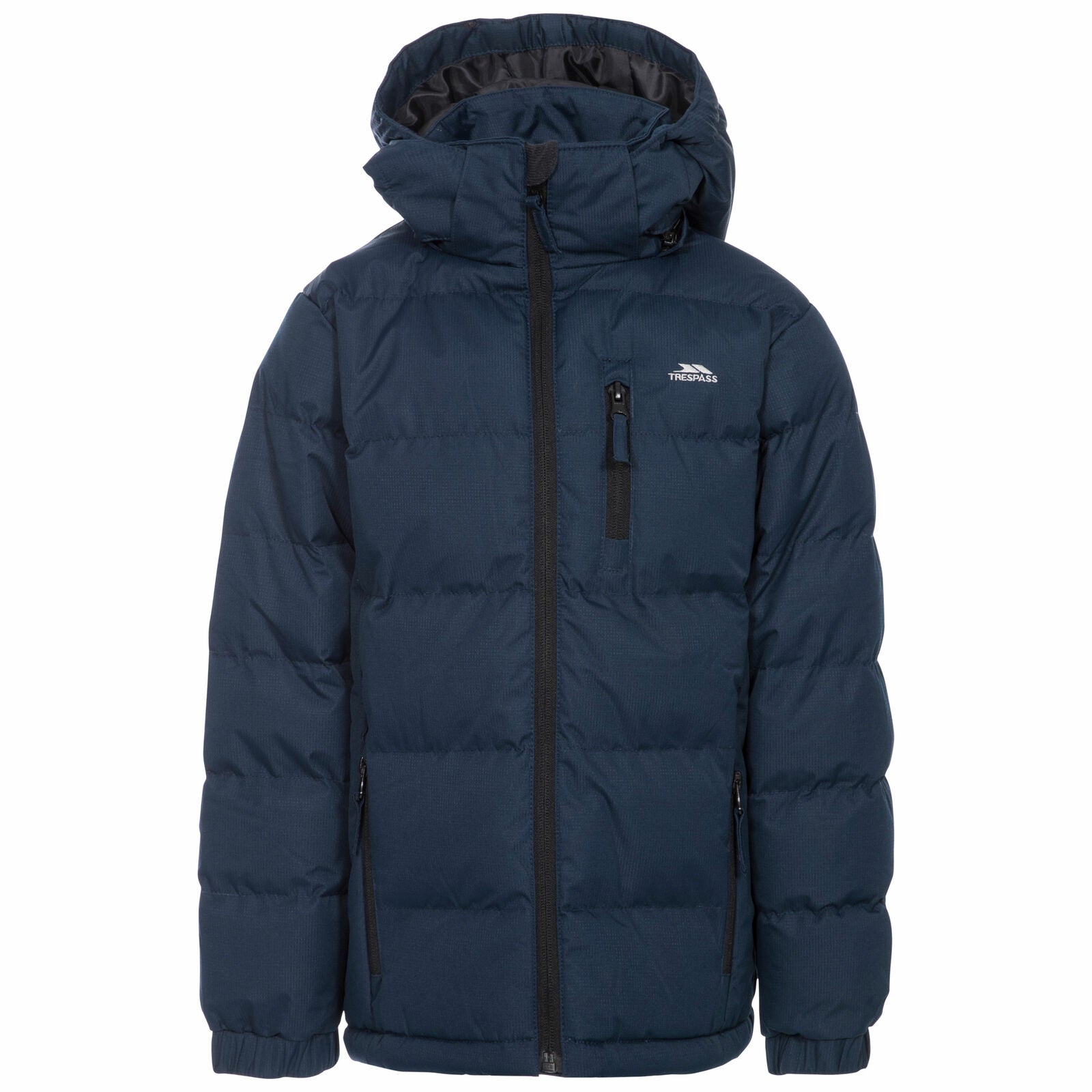 Trespass Tuff Boys Padded Puffa Jacket Winter Coat With Hood For Kids Trespass Tuff Boys Padded Puffa Jacket Winter Coat With Hood For Kids