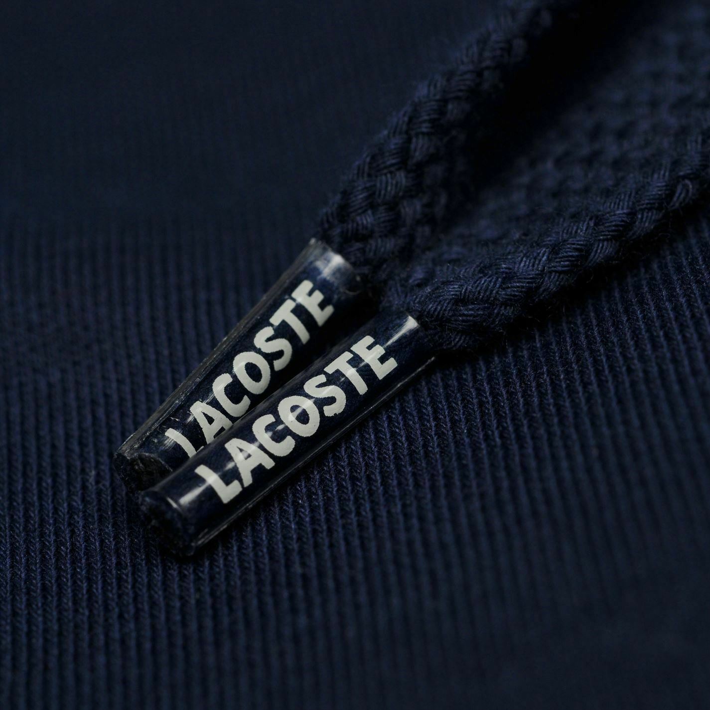 Lacoste Sport Men's Plain Full Zip Jacket Croc Drawstring Hood Grey Black Navy Lacoste Sport Men's Plain Full Zip Jacket Croc Drawstring Hood Grey Black Navy