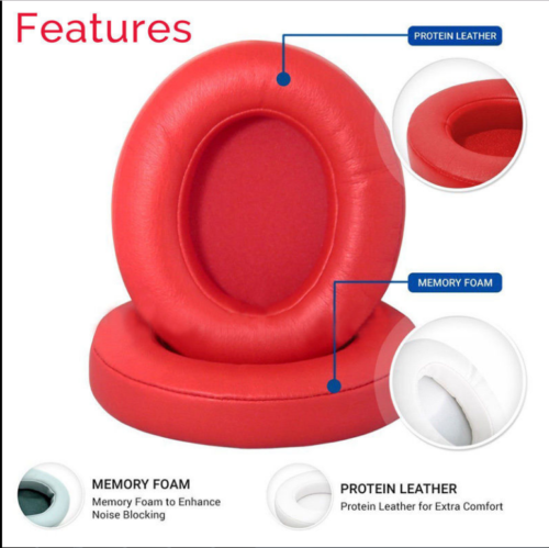 2Pc Soft Ear Pad Cup Cushion By Dr Dre Studio Replacement Fit 2.0 Wireless Beats 2Pc Soft Ear Pad Cup Cushion By Dr Dre Studio Replacement Fit 2.0 Wireless Beats