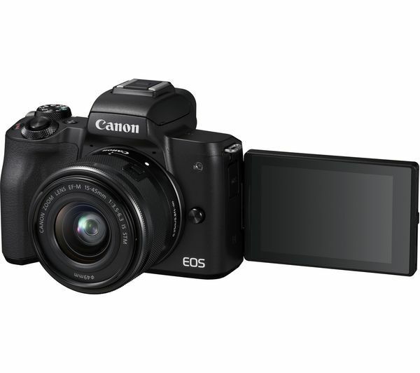 CANON EOS M50 Mirrorless Camera with additional lens - Currys CANON EOS M50 Mirrorless Camera with additional lens - Currys