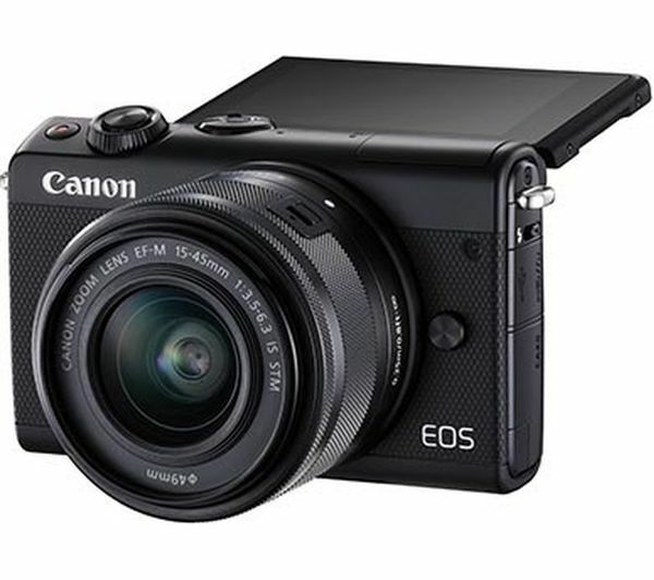 CANON EOS M100 Mirrorless Camera with additional lens - Currys CANON EOS M100 Mirrorless Camera with additional lens - Currys