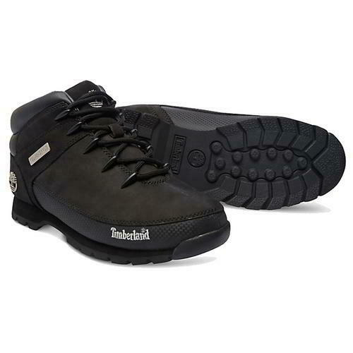 Timberland Euro Sprint Hiker Mens Black Leather Ankle Boots Size UK 7-11 Timberland Euro Sprint Hiker Mens Black Leather Ankle Boots Size UK 7-11