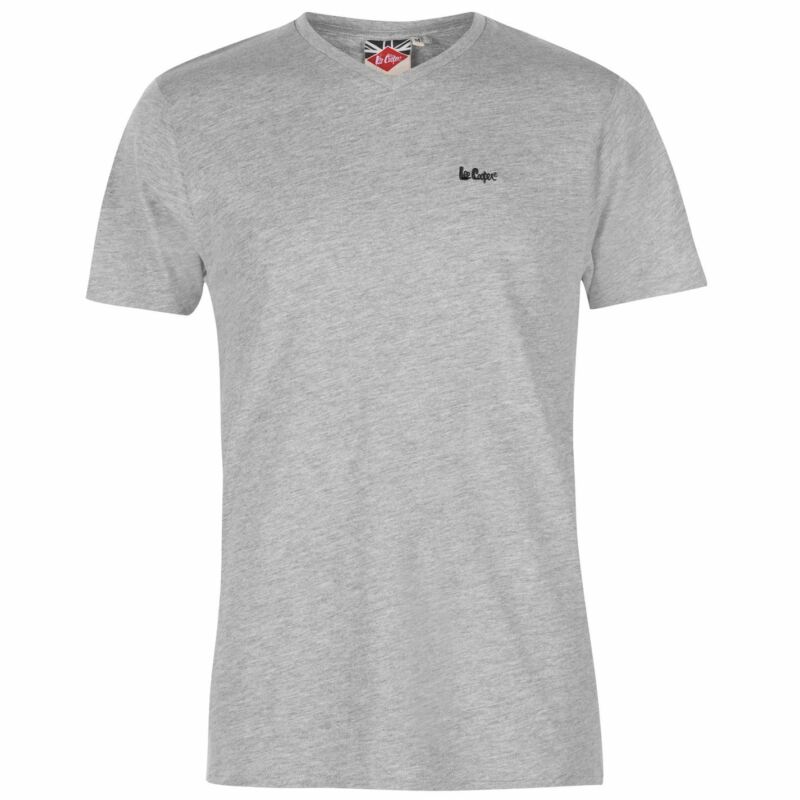 Lee Cooper Mens Essentials V Neck T Shirt Tee Top Short Sleeve Lee Cooper Mens Essentials V Neck T Shirt Tee Top Short Sleeve