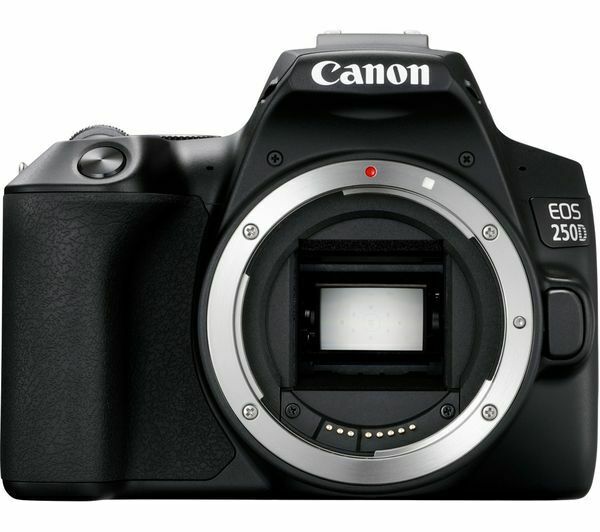 CANON EOS 250D DSLR Camera with EF-S 18-55 mm f/3.5-5.6 III & EF 50 mm f/1.8 STM CANON EOS 250D DSLR Camera with EF-S 18-55 mm f/3.5-5.6 III & EF 50 mm f/1.8 STM