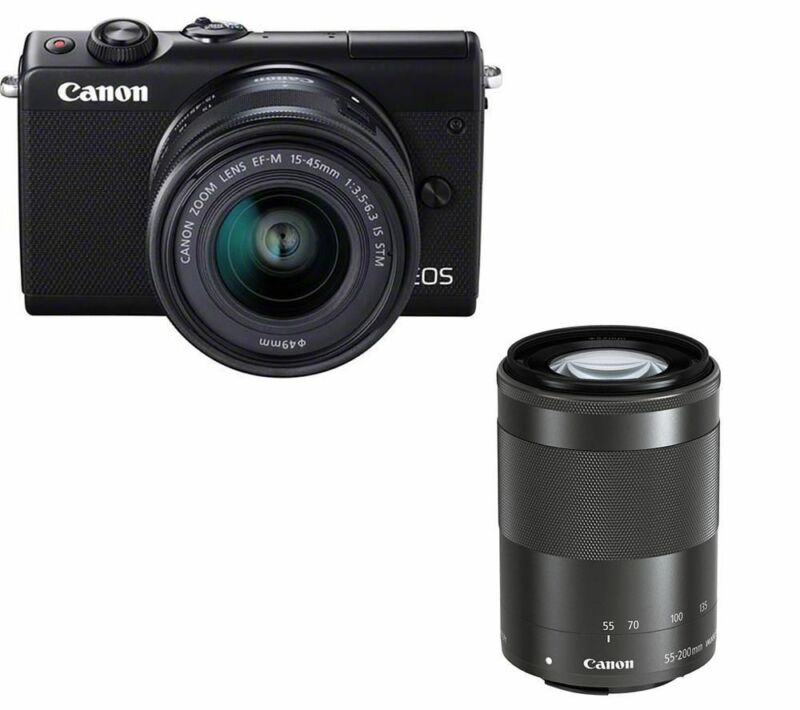 CANON EOS M100 Mirrorless Camera with additional lens - Currys CANON EOS M100 Mirrorless Camera with additional lens - Currys