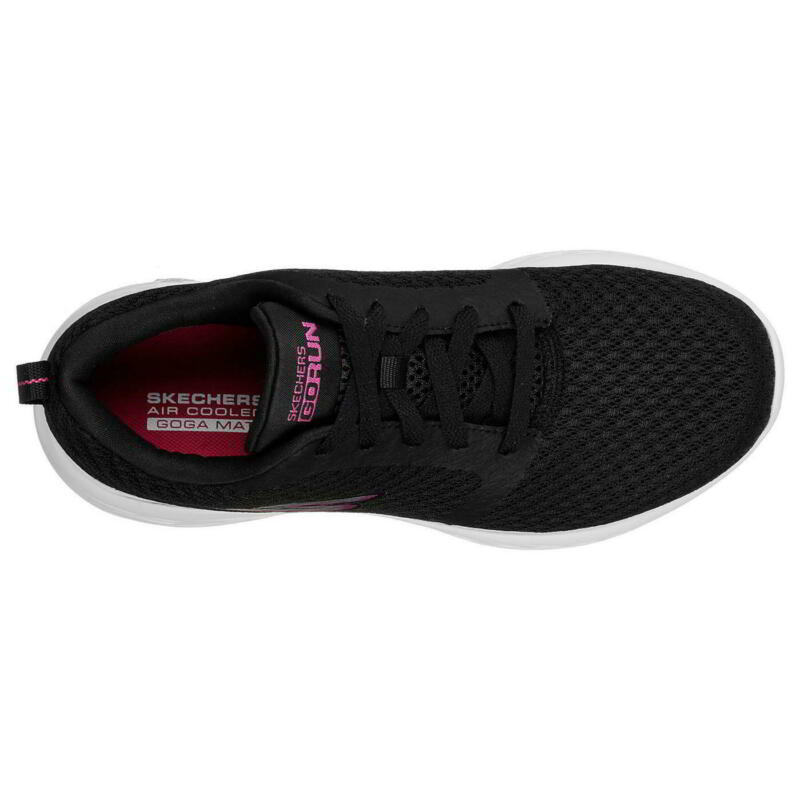 Skechers Go Run 600 Womens Ladies Black Running Trainers Walking Shoes Size 4-8 Skechers Go Run 600 Womens Ladies Black Running Trainers Walking Shoes Size 4-8