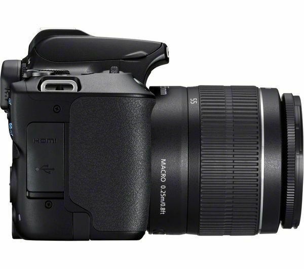 CANON EOS 250D DSLR Camera with EF-S 18-55 mm f/3.5-5.6 III Lens - Currys CANON EOS 250D DSLR Camera with EF-S 18-55 mm f/3.5-5.6 III Lens - Currys
