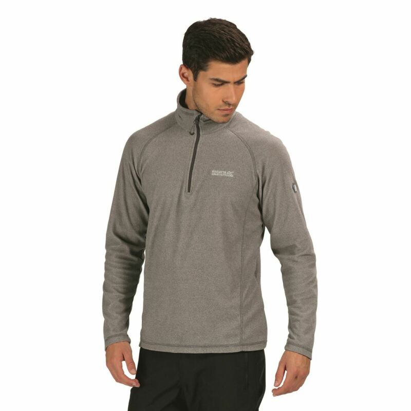 Regatta Montes Micro Fleece Top Mens Gents Zipped Sweatshirt Jumper Regatta Montes Micro Fleece Top Mens Gents Zipped Sweatshirt Jumper