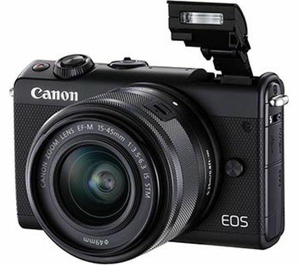 CANON EOS M100 Mirrorless Camera with additional lens - Currys CANON EOS M100 Mirrorless Camera with additional lens - Currys