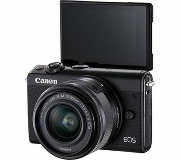 CANON EOS M100 Mirrorless Camera with additional lens - Currys CANON EOS M100 Mirrorless Camera with additional lens - Currys