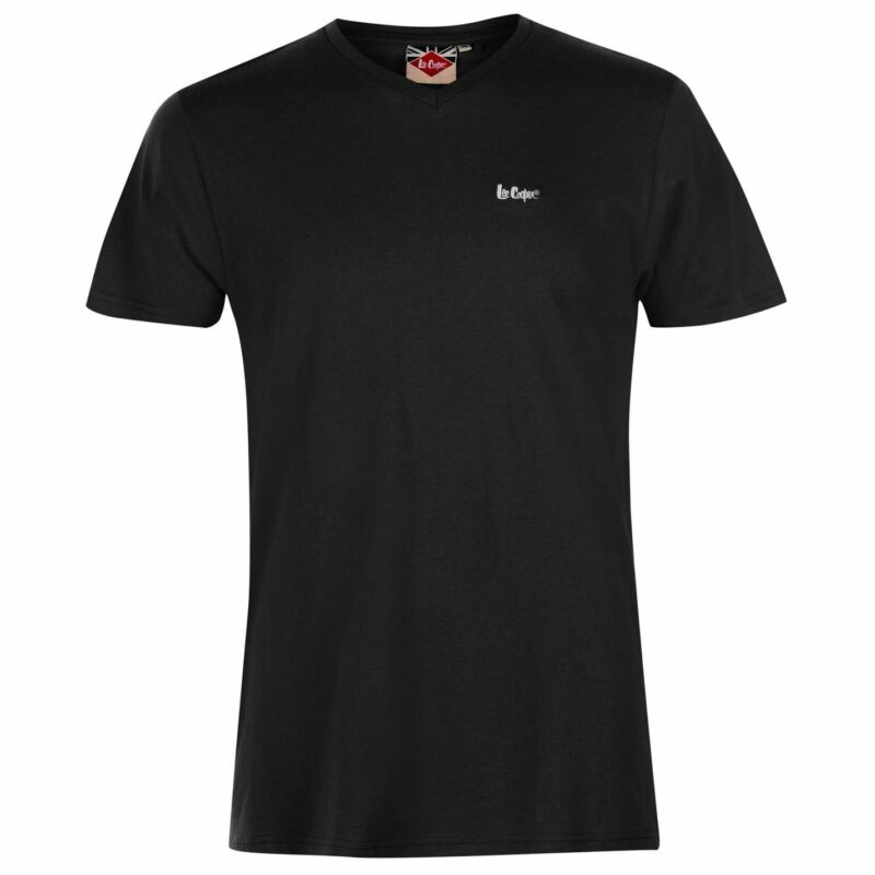 Lee Cooper Mens Essentials V Neck T Shirt Tee Top Short Sleeve Lee Cooper Mens Essentials V Neck T Shirt Tee Top Short Sleeve