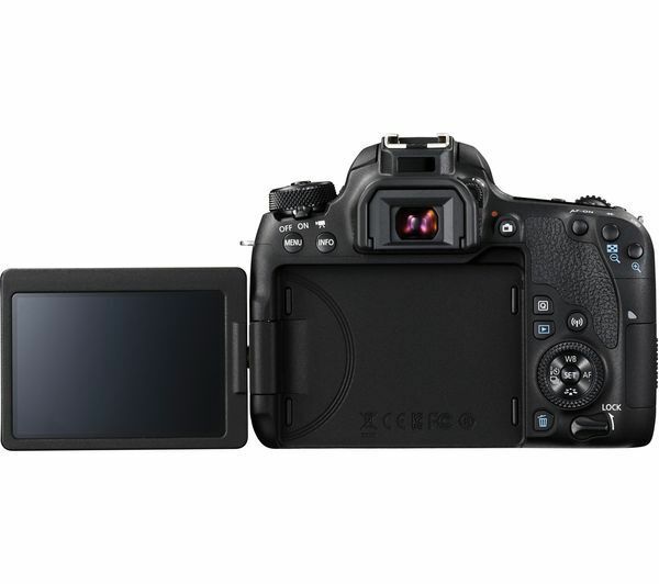 CANON EOS 77D DSLR Camera with EF-S 18-55 mm f/4-5.6 IS STM Lens - Currys CANON EOS 77D DSLR Camera with EF-S 18-55 mm f/4-5.6 IS STM Lens - Currys