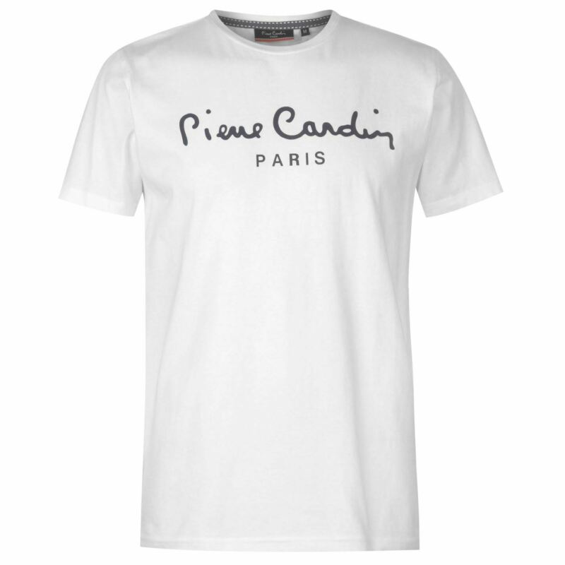 Pierre Cardin Mens Logo T Shirt Crew Neck Tee Top Short Sleeve Cotton Regular Pierre Cardin Mens Logo T Shirt Crew Neck Tee Top Short Sleeve Cotton Regular