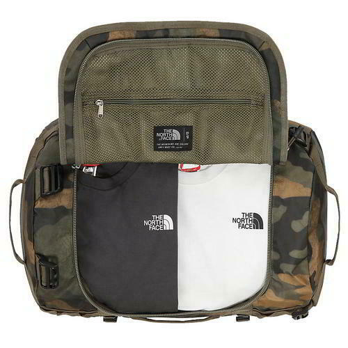North Face Base Camp Duffel Bag Small Green Camo Holdall Mens Womens North Face Base Camp Duffel Bag Small Green Camo Holdall Mens Womens